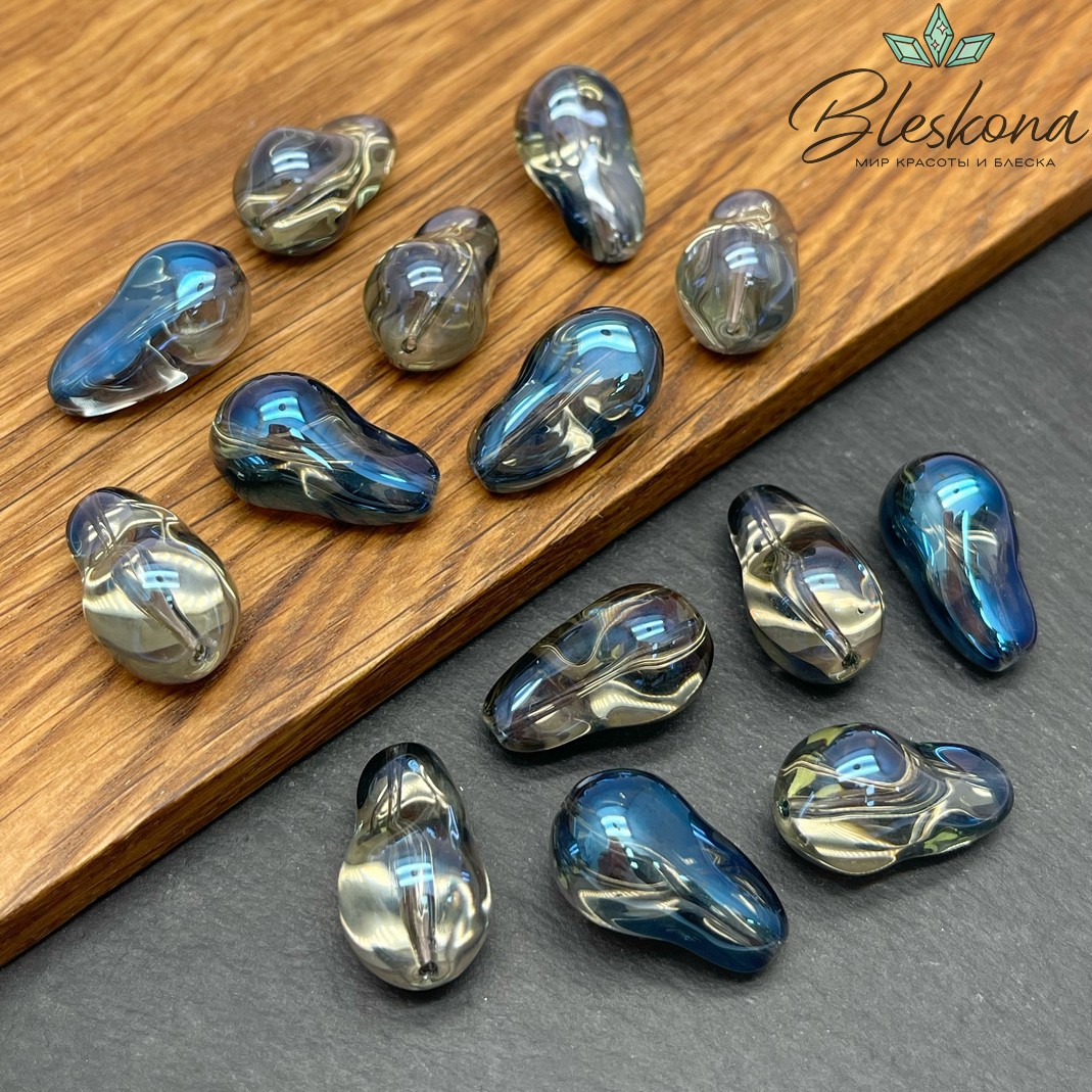 22*13 мм, Стекло Жемчужина Барокко Цвет №11