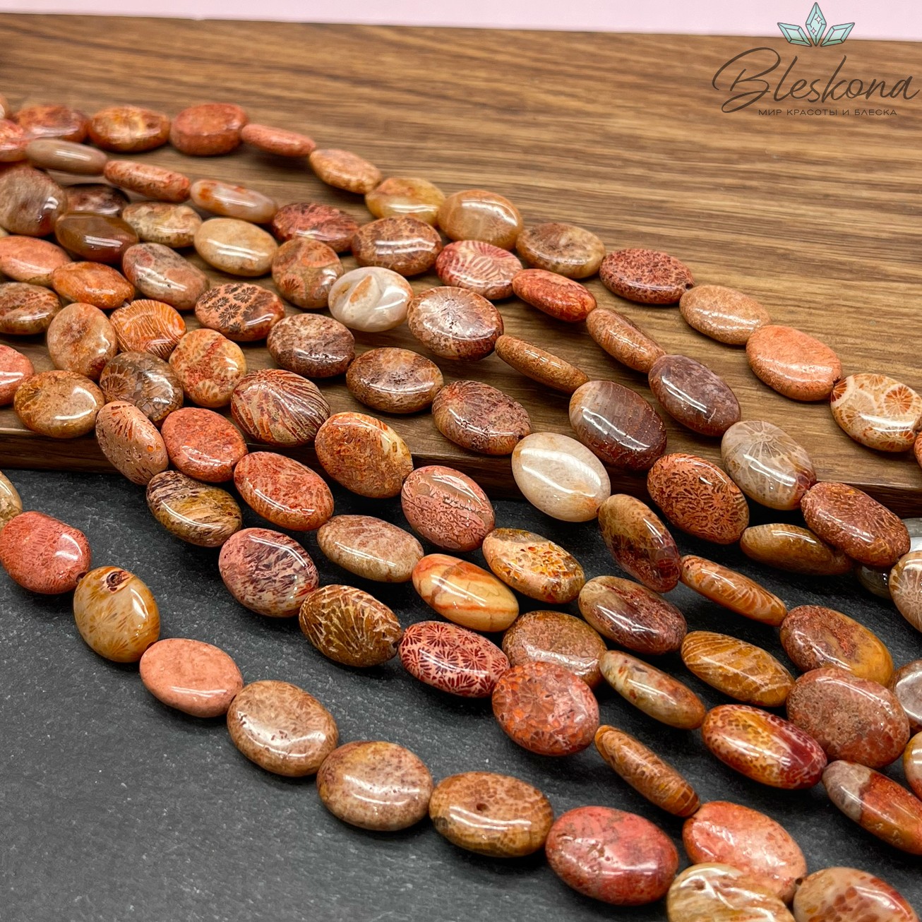 Петоски овал плоский 14*10 мм