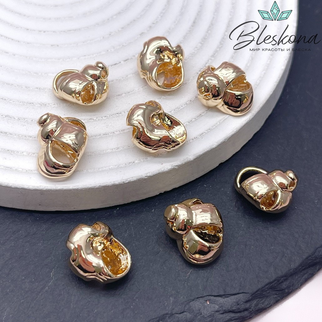 13,5*16 мм Цвет золото, Подвеска Ракушка