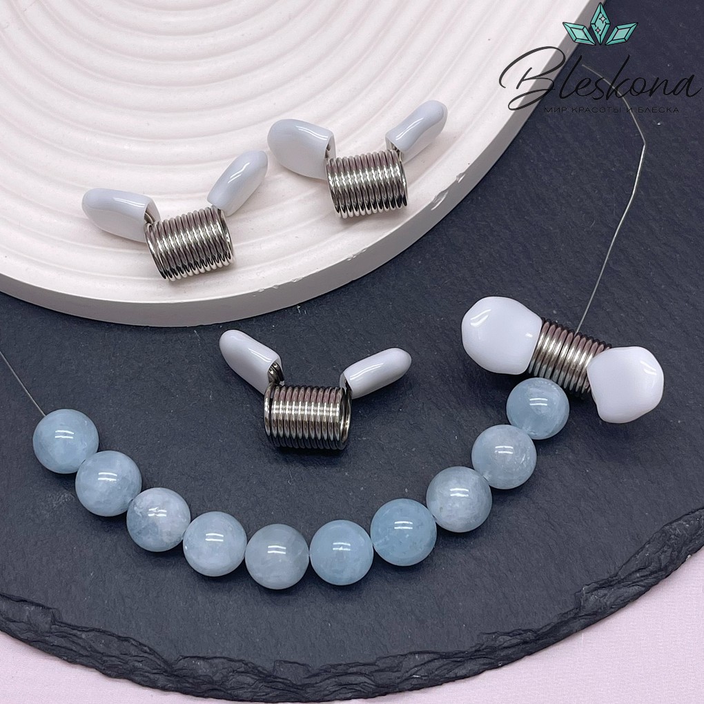 Пружинка-стопер для сборки украшений 29*19 мм