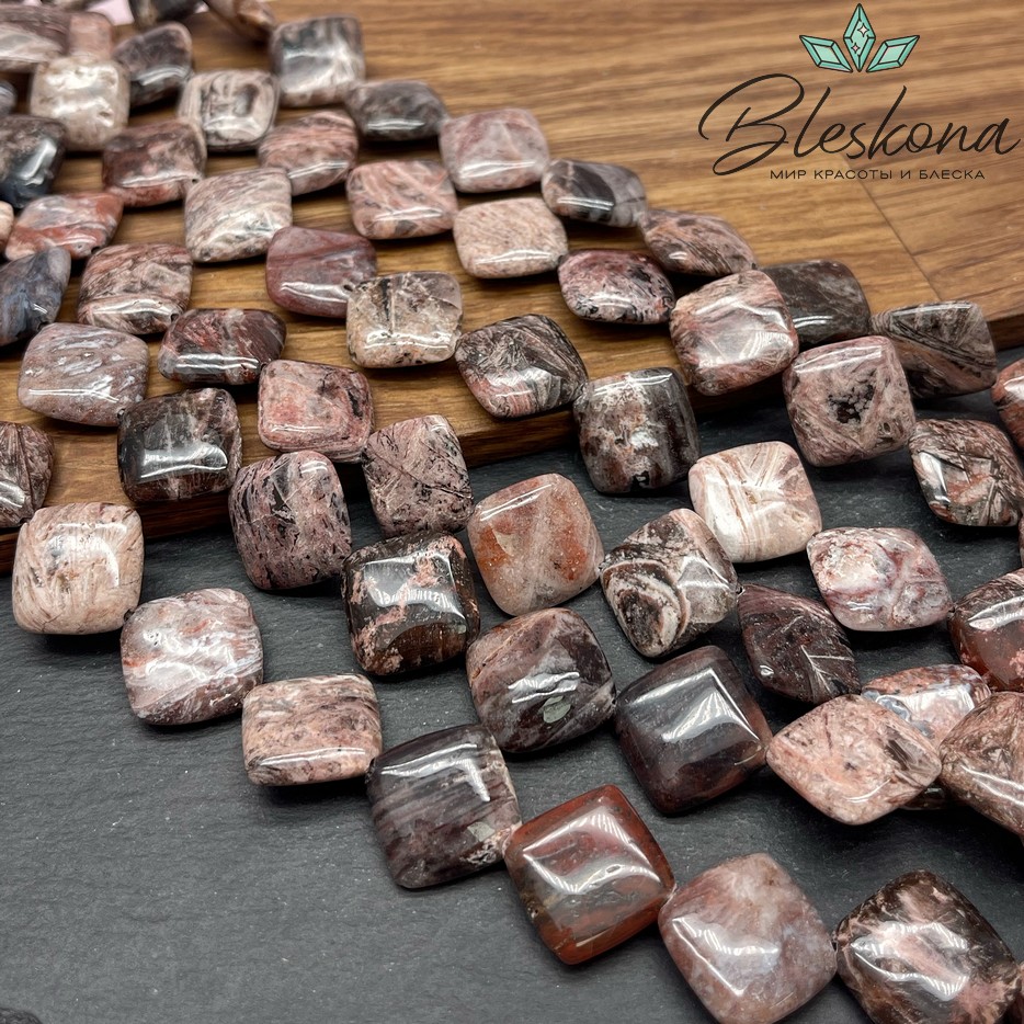 Агат ромб 19 мм