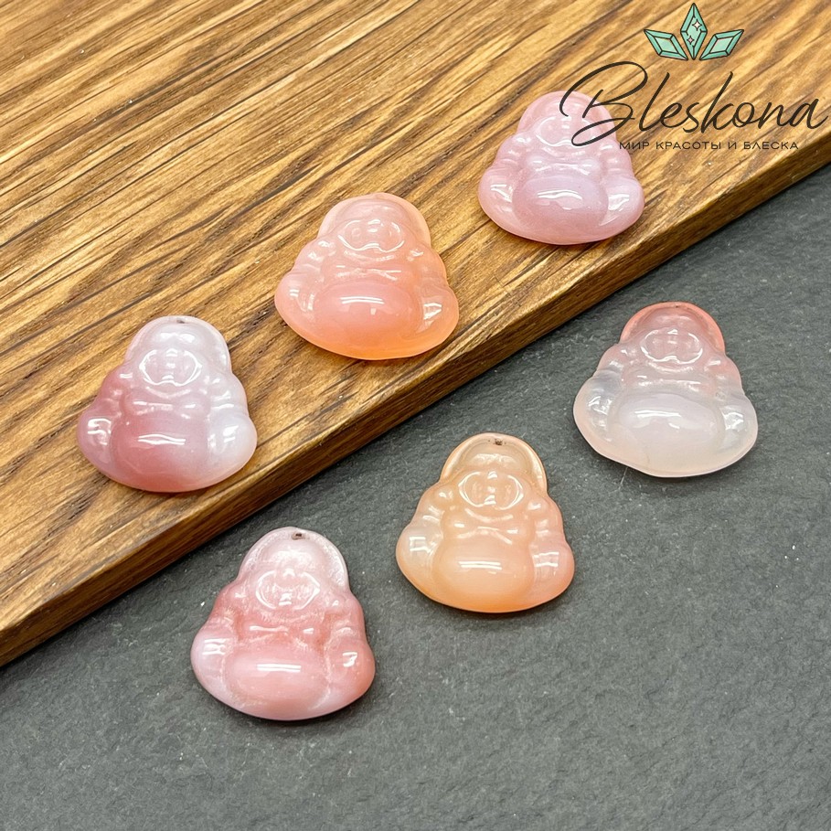 18*17 мм Подвеска Улыбающийся Будда (Хотэй)