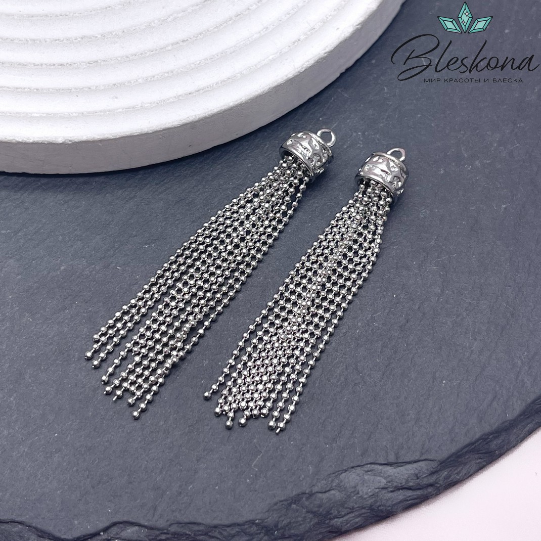 7,6*55 мм Цвет серебро, Подвеска шторка