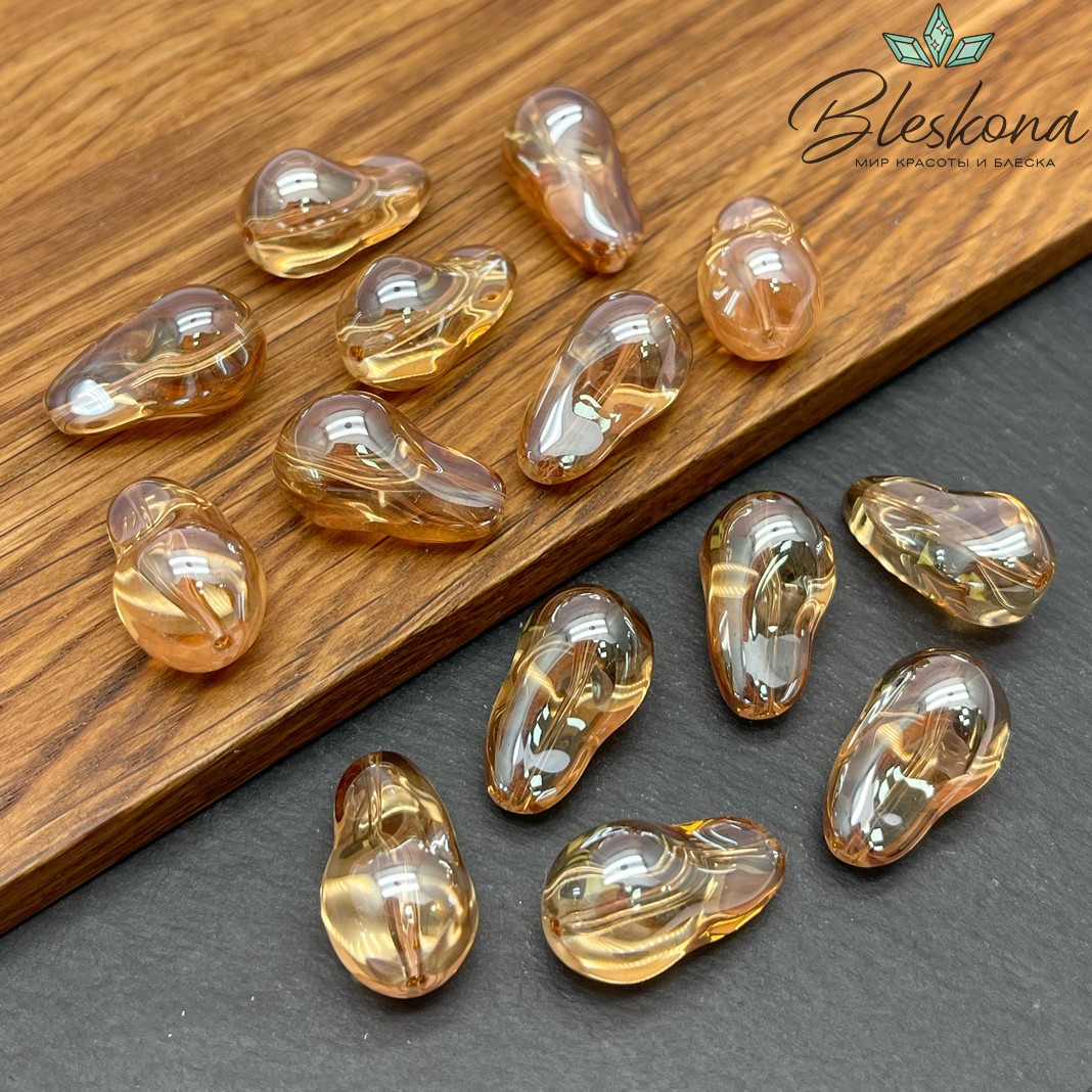 22*13 мм, Стекло Жемчужина Барокко Цвет №20