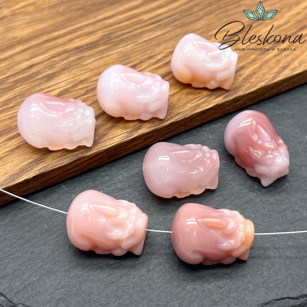 23*16 мм Резная бусина Пи Яо Агат