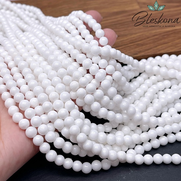 Оникс белый 6 мм 