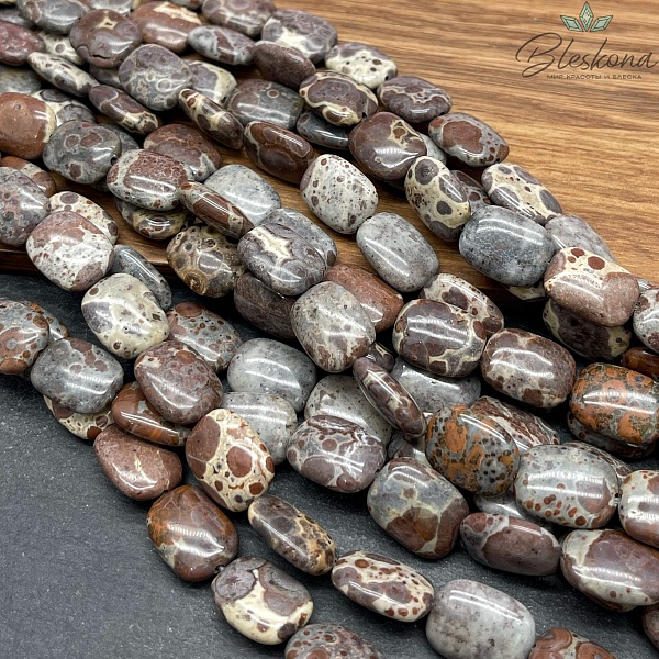 Черепаховый агат прямоугольник 16*12 мм