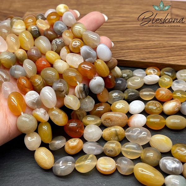 Агат галтовка (11-13)*(10-11) мм