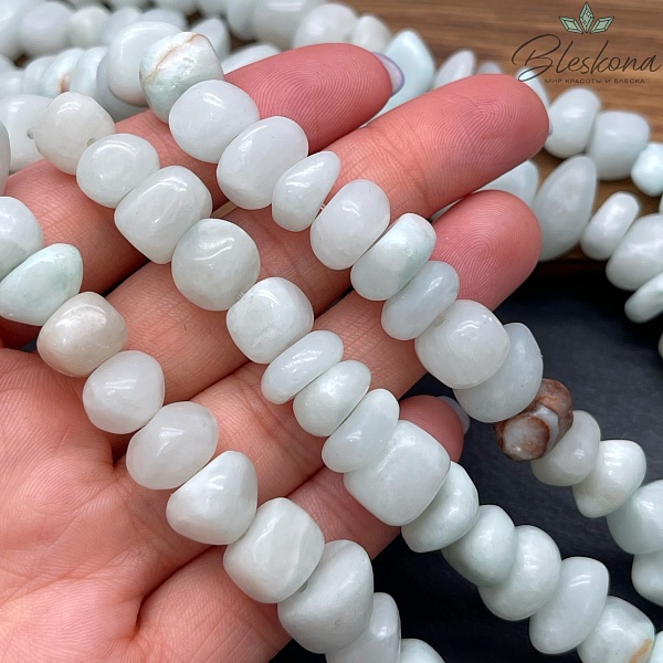 Оникс фриформ мятный (6-10)*(10-15) мм