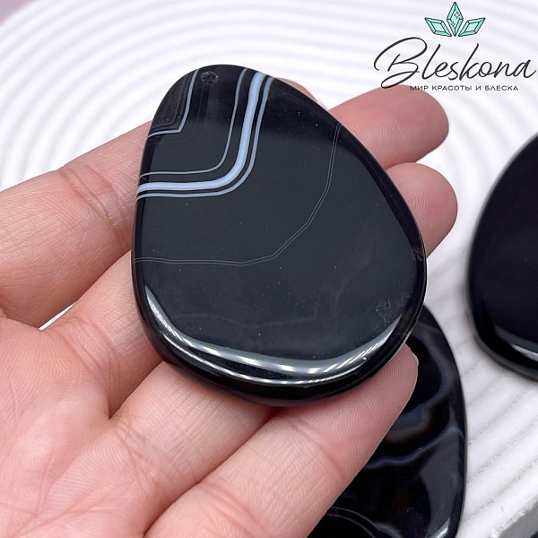 Подвеска фриформ Агат (55-71)*(38-48) мм