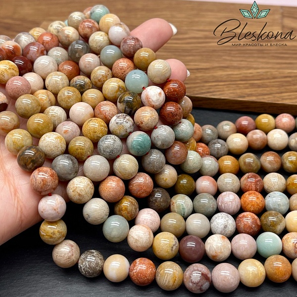 Окаменелый коралл Петоски №2 10,5 мм