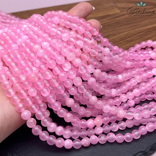 Оникс розовый №2 6 мм 