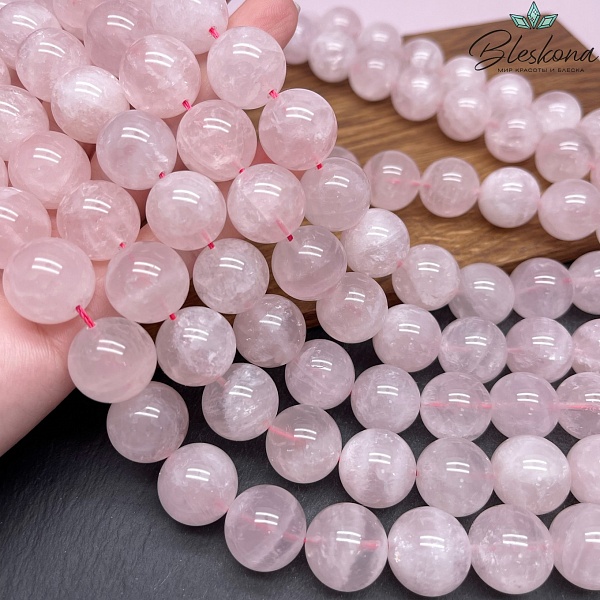 16 мм Мадагаскарский розовый кварц №1