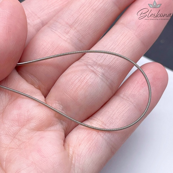 120*0,95 мм Цвет серебро, Протектор в виде пружины 