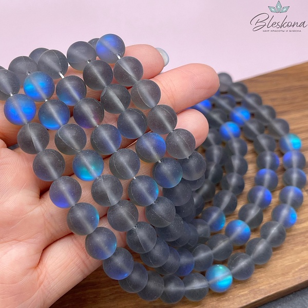 10 мм, Опал серый матовый имитация 