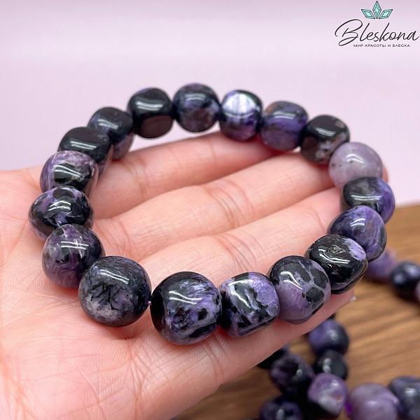 Чароит галтовка сет №1 10-12 мм