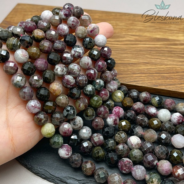 Турмалин алмазная огранка №10 9,5 мм