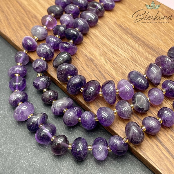Аметист  галтовка 12-15 мм 