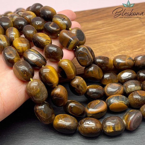Тигровый глаз прямоугольник фриформ (12-18)*(11-12) мм