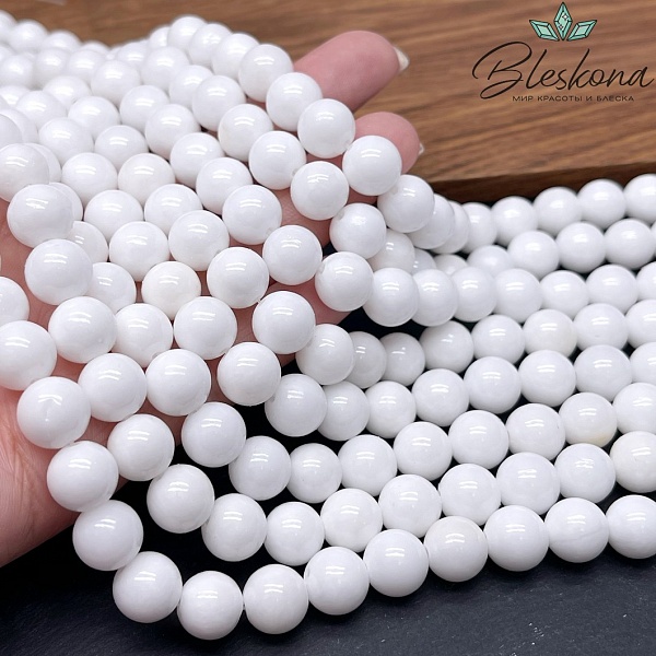 Оникс белый 10 мм 