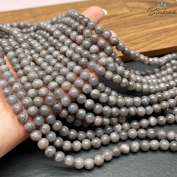 Оникс серый 6 мм (кальцитовый)