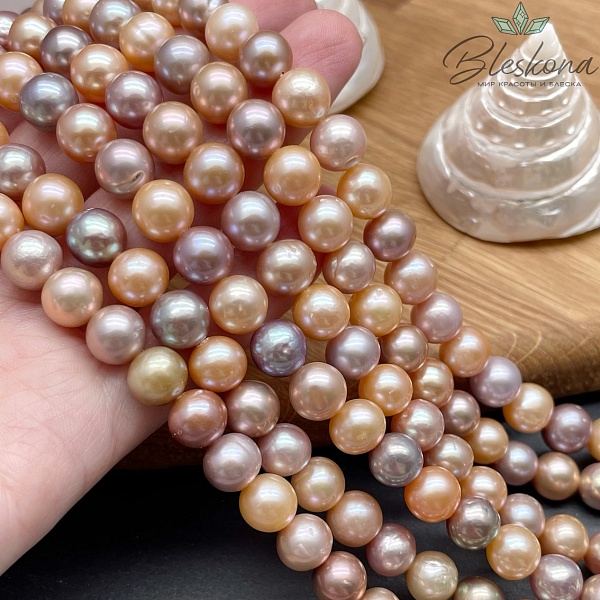 Жемчуг шар микс 9 мм 
