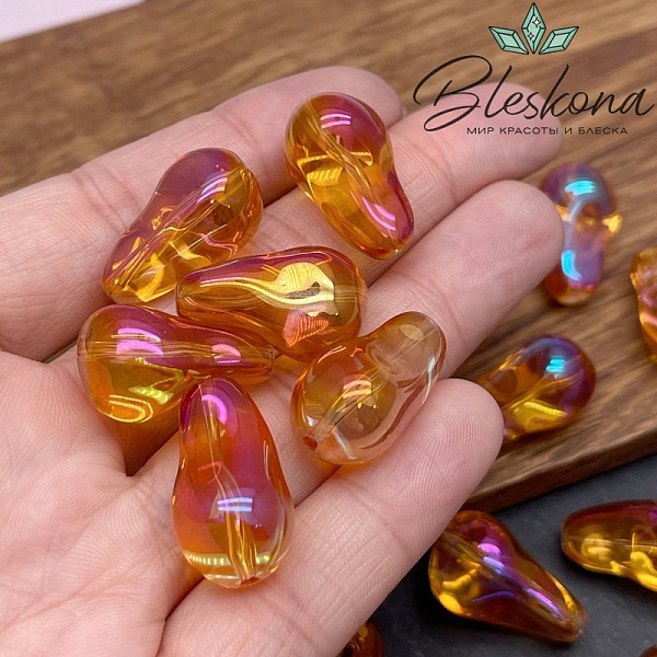 22*13 мм, Стекло Жемчужина Барокко Цвет №16