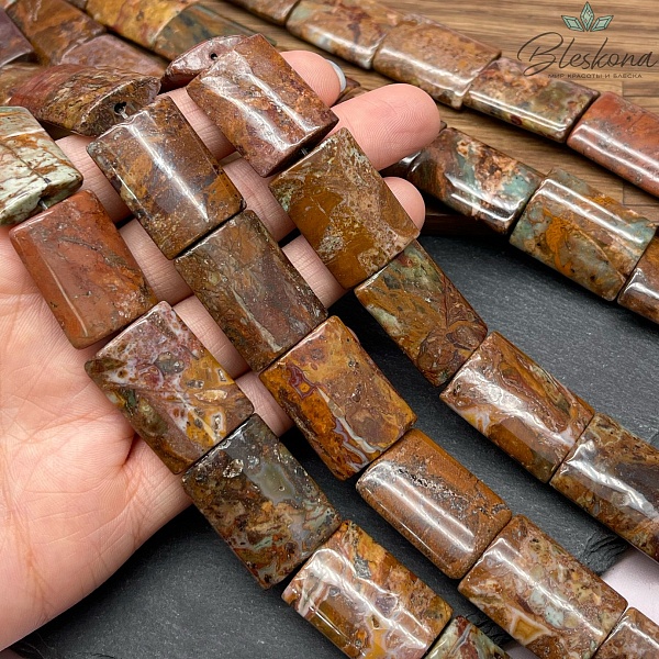 Агат пярмоугольник 25*18,5 мм №2