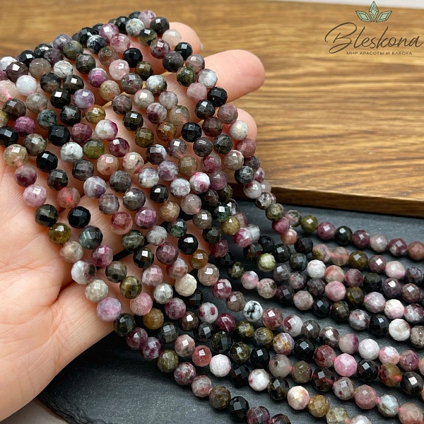 Турмалин алмазная огранка №10 6 мм