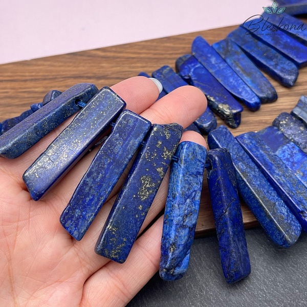 Лазурит бруски (25-50)*(10-12) мм 