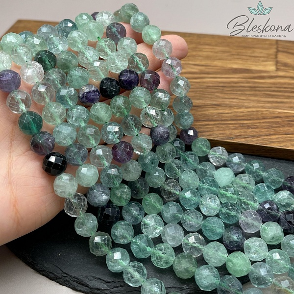 Флюорит алмазная огранка 10 мм 